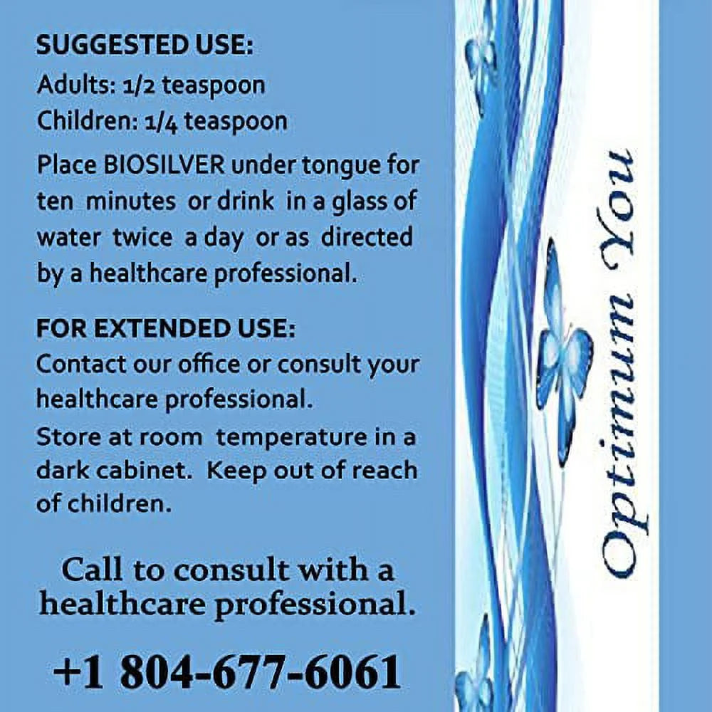 Extra Strength Colloidal Silver by | 500 PPM (32 Oz) with Spray Bottle - Immune Support - Stem Cell Support - Superior Healing - Family Size