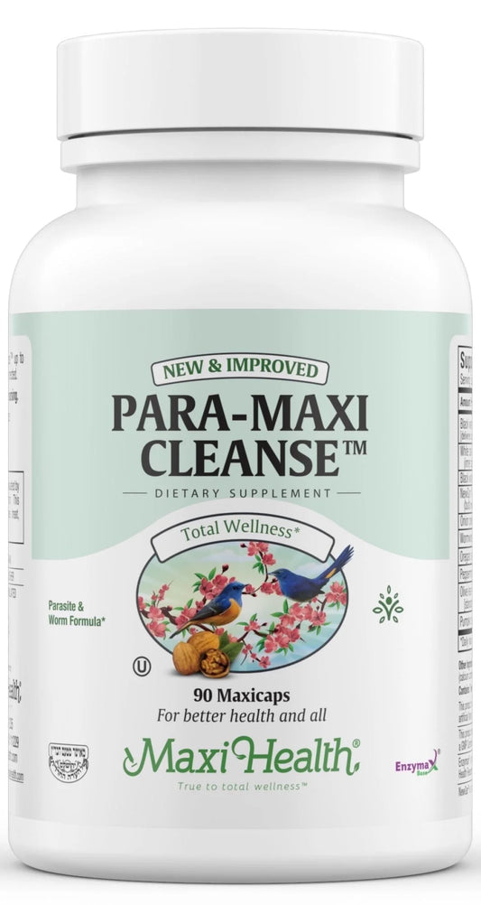 Intestinal Cleanse for Humans - Natural Digestive Colon Gut Flora Body Detox for Women - Gut Cleanse for Men - Bloated Belly Relief with Black Walnut Wormwood Herb (90 Capsules)