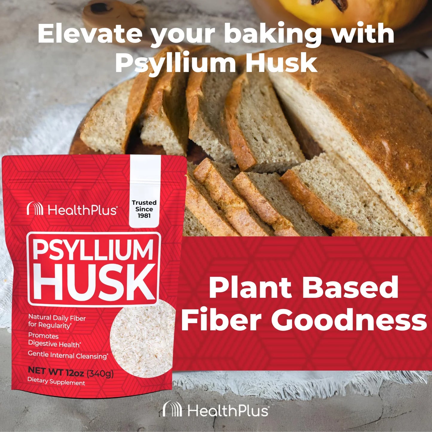 Pure Psyllium Husk - 12 Oz