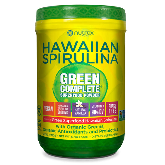 Hawaiian Spirulina Green Complete Superfood Powder