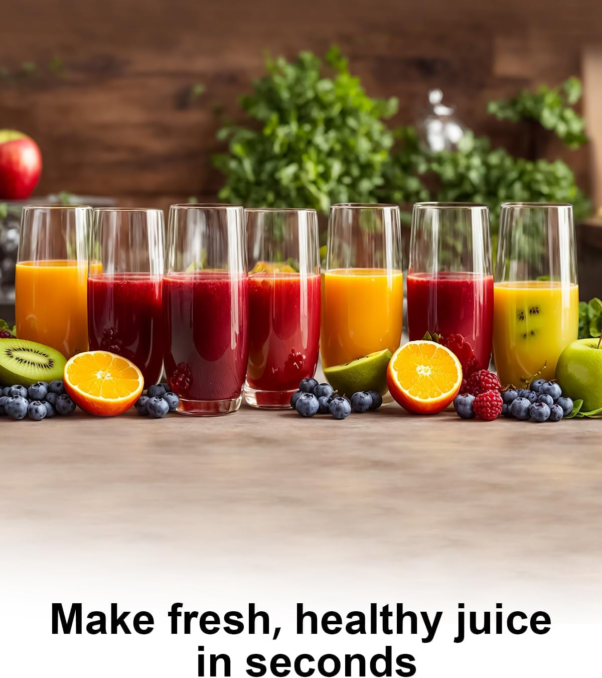 Quick Juicer Machine, Centrifugal Juicer with 3" Big Mouth for Whole Fruits & Veggies, Easy to Clean, Non-Bpa Stainless Steel Kitchen Juicer