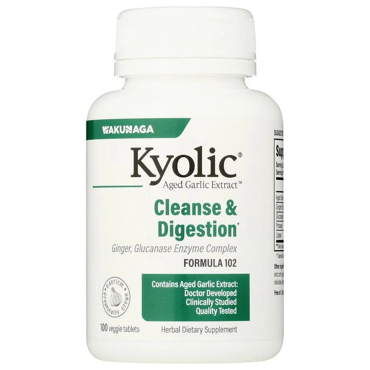 Garlic Extract Candida Cleanse Capsules, 100 Ct