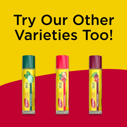Daily Care Minis Moisturizing Lip Balm Tubes with SPF 15, Strawberry, Cool Mint, Wild Berry, Peach Mango and Fresh Cherry Lip Balm Pack - 0.18 0Z Each, 5 Count