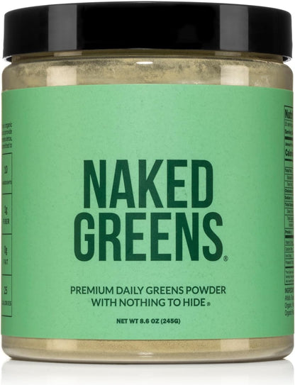 Naked Super Greens Powder Organic Greens Supplement - Only 10 Premium Ingredient