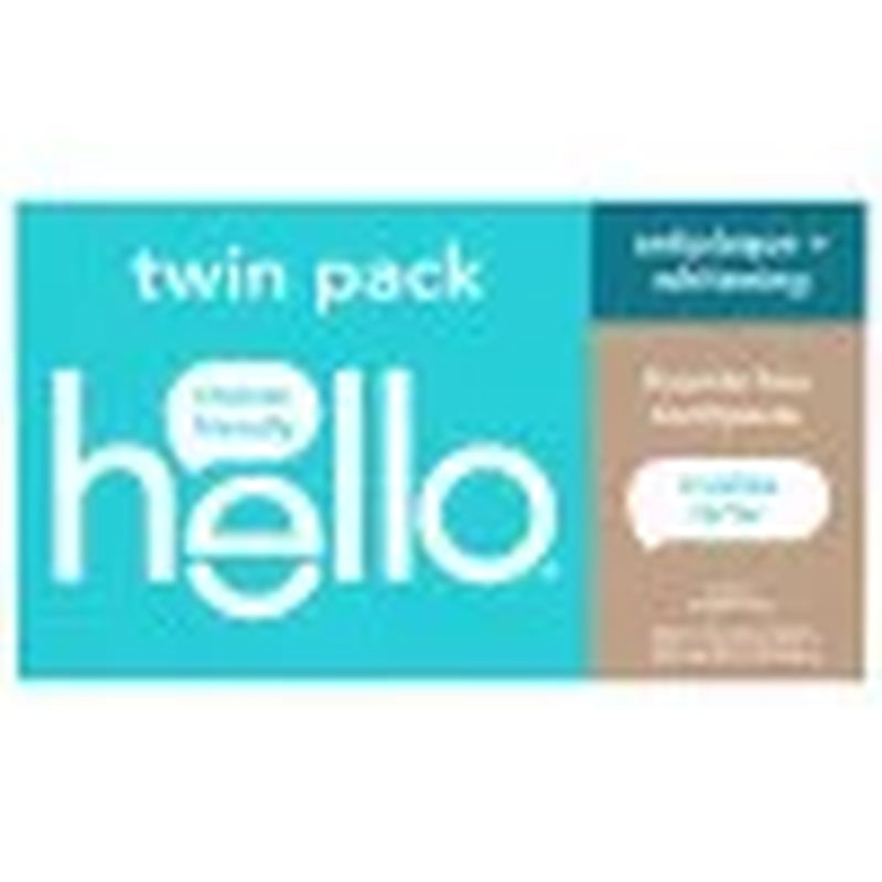 Antiplaque Whitening Fluoride Free Toothpaste, Natural Peppermint, 2 Pack, 4.7 Oz Tubes