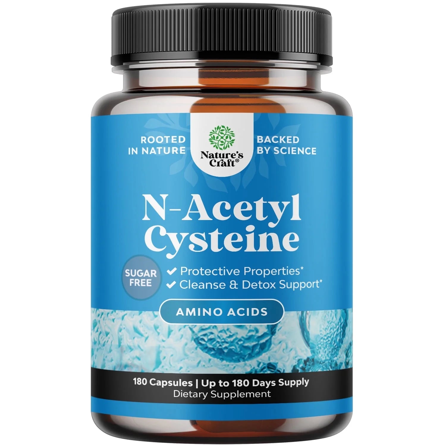 NAC Supplement N-Acetyl Cysteine 600Mg per Serving - Vegan High Absorption Non-Smelly NAC Capsules Glutathione for Liver Support plus Lung Health and Immunity Support (3 Months)