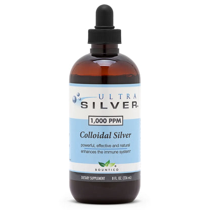 ® Colloidal Silver | 1000 PPM 8 Oz (236Ml) | Mineral Supplement | True Colloidal Silver - with Dropper