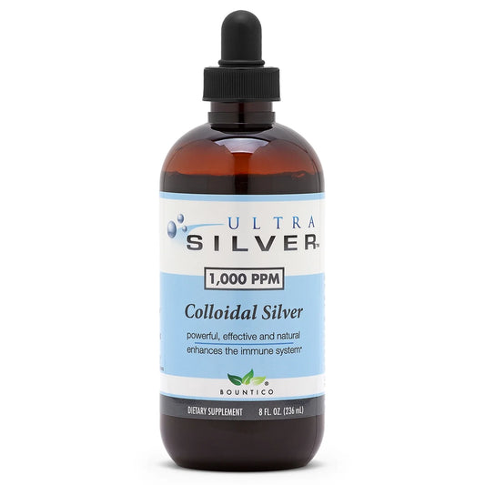 ® Colloidal Silver | 1000 PPM 8 Oz (236Ml) | Mineral Supplement | True Colloidal Silver - with Dropper