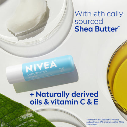 Smoothness Lip Care, Lip Balm SPF 15 with Shea Butter, 0.17 Oz Stick