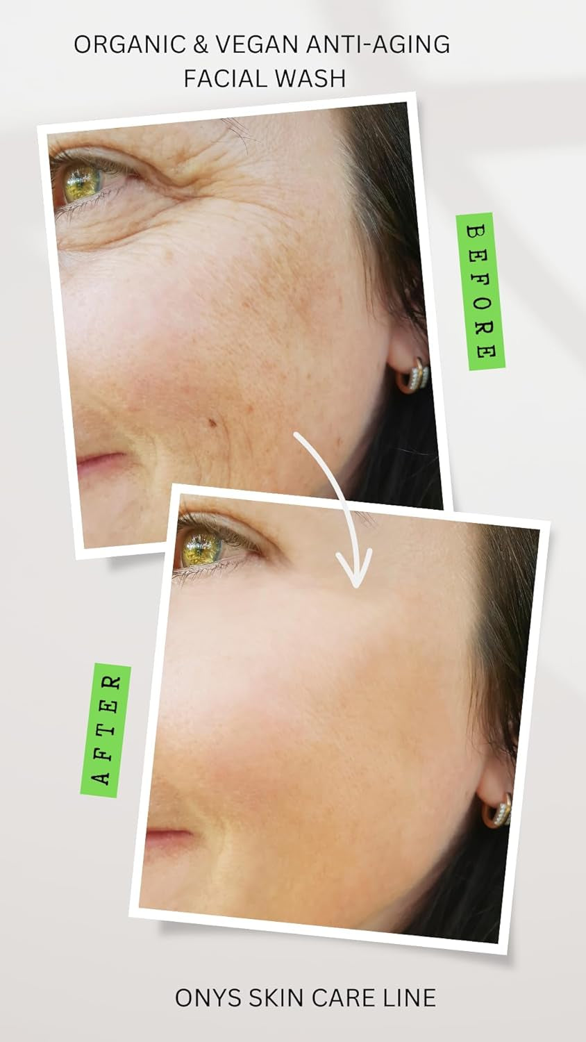 Organic & Vegan Anti-Aging Facial Wash for Women