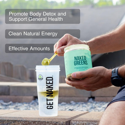 Naked Super Greens Powder Organic Greens Supplement - Only 10 Premium Ingredient