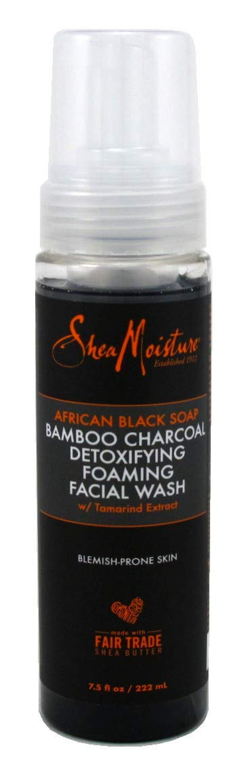 African Black Soap Foaming Facial Wash 7.5 Ounce (222Ml)