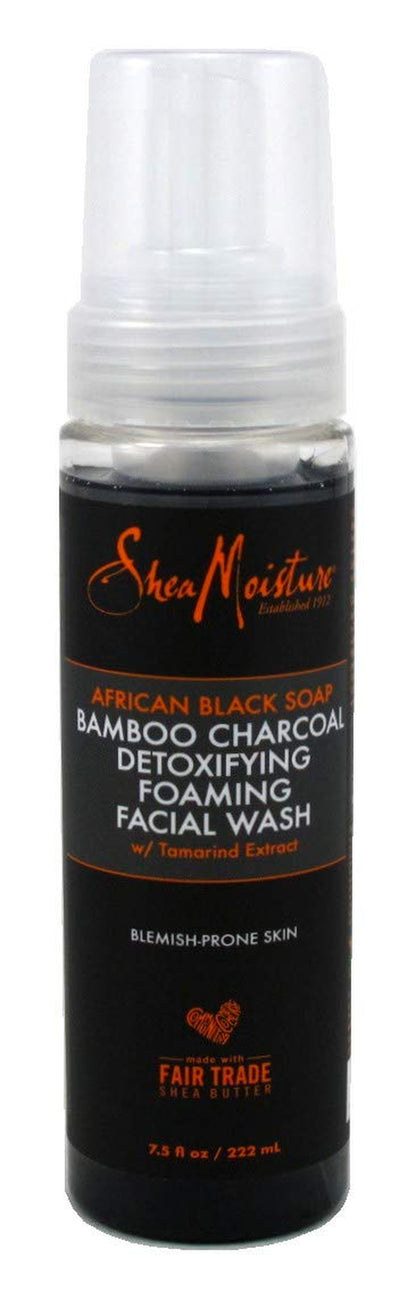 African Black Soap Foaming Facial Wash 7.5 Ounce (222Ml)